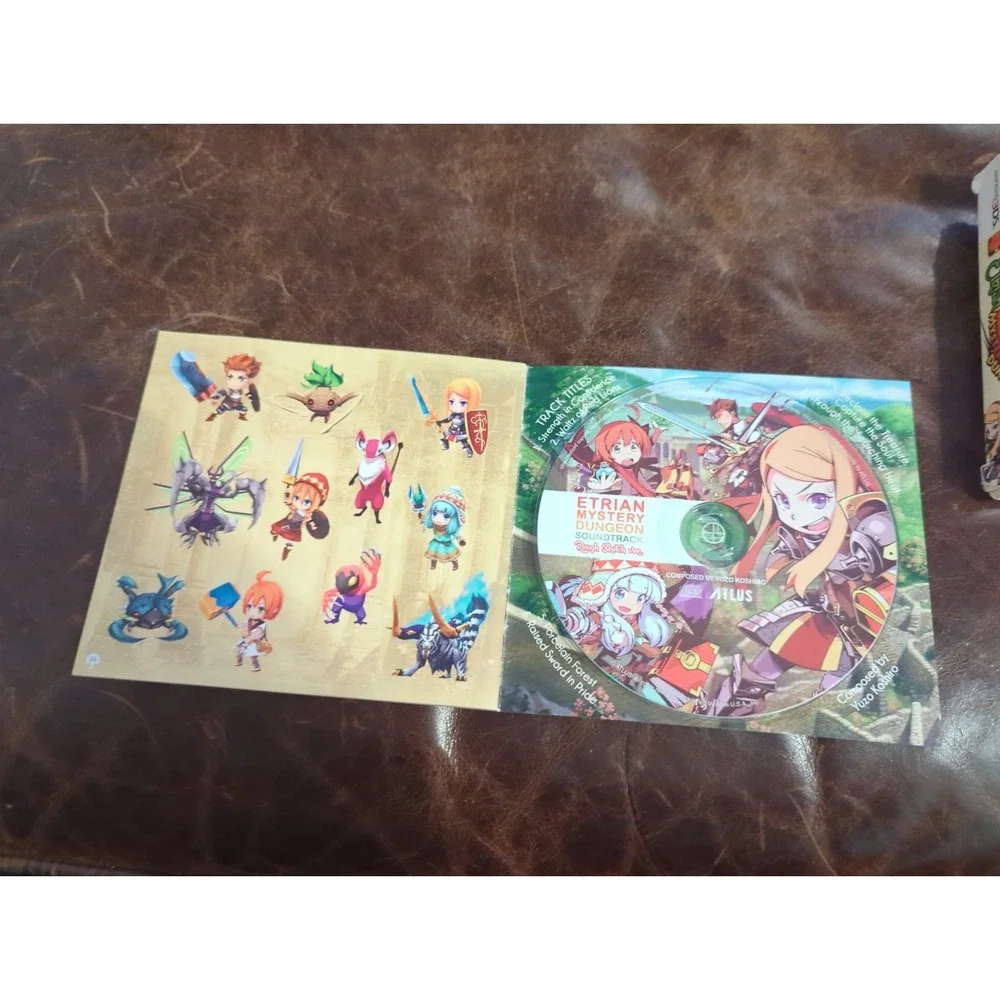 Etrian Mystery Dungeon Special Edition Nintendo 3DS 2015 CIB Outer Box Music CD